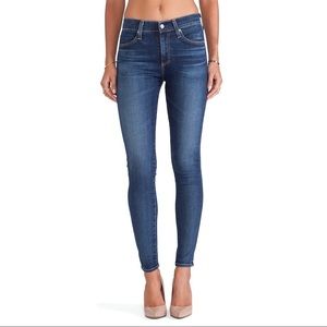 AG Adriano Goldschmied Women's High Rise Jeans - Dark Blue